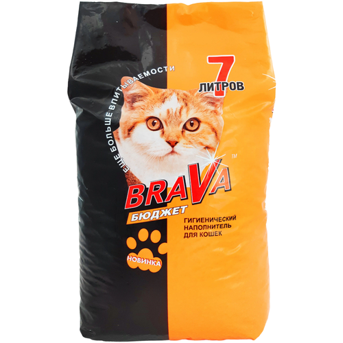 Brava наполнитель впитывающий для кошек универсальный бюджет