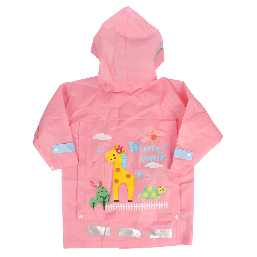 Дождевик с капюшоном 3 цвета микс, размер S