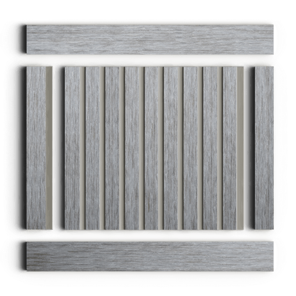 Стеновая панель HiWood декорированная, 270x12 см