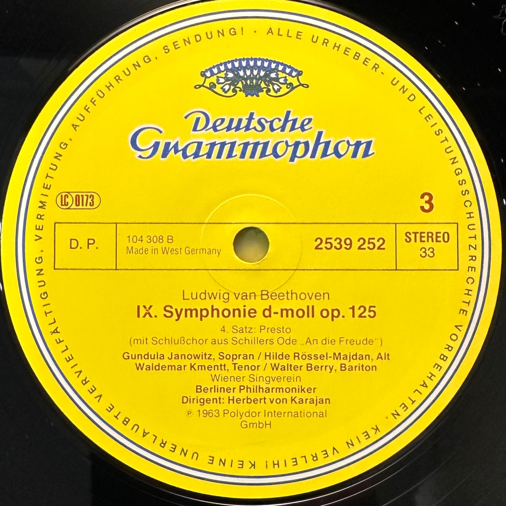 Бетховен - Симфония № 9- Симфония № 8 2LP (Германия)