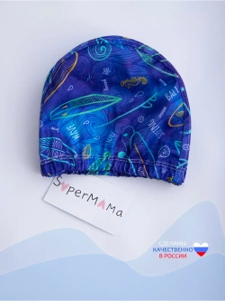 Шапочка для плавания детская непромокаемая для бассейна