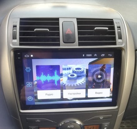 Магнитола для Toyota Corolla 2006-2013 - AIROC 2K RI-1104 Android 12, QLed+2K, ТОП процессор, 8/128Гб, CarPlay, SIM-слот