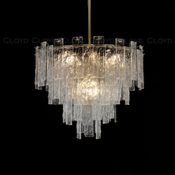 Люстра Cloyd PARSIFAL-A C9 / Ø60 см - шток - латунь (арт.11076)