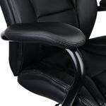 Кресло руководителя Helmi HL-ES10 "Stable", повышенной прочности, экокожа черная, до 250кг