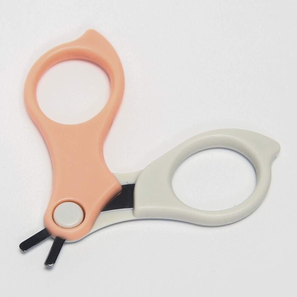 6996023 Детский маникюрный набор (ножницы, книпсер, пилка, пинцет), цвет розовый