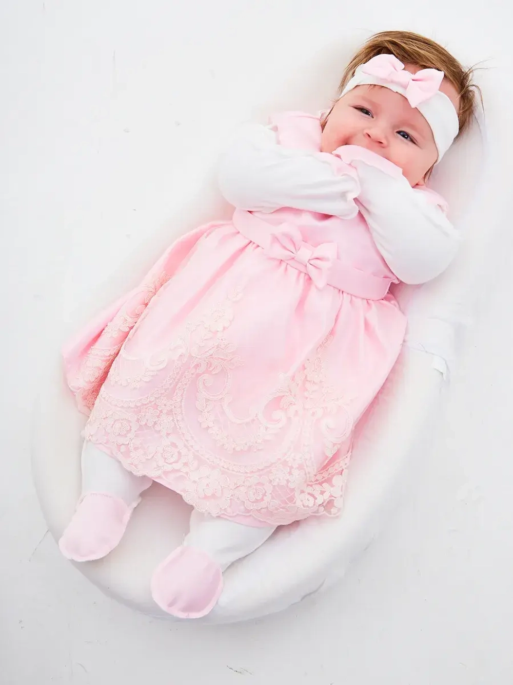 платье для новорожденной на выписку