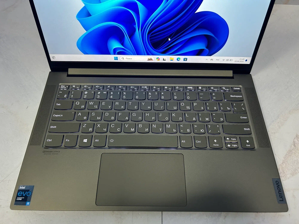 Ноутбук Lenovo Yoga Slim 7 14ITL05.Intel Core i5-1135G7/RAM 16Gb/SSD 512Gb/Intel Iris Xe/14.0"/1920*1080/IPS/Windows 11/BackLight: LED