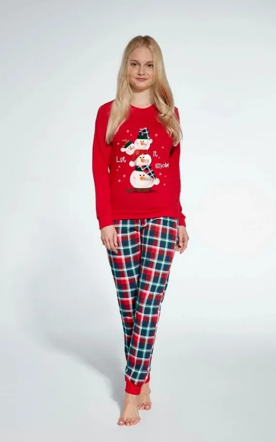 594/592 SNOWMAN 2 Пижама для девочек со штанами