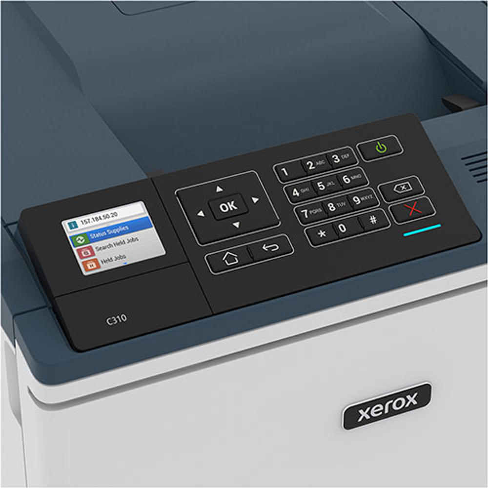 Принтер XEROX C310, A4, 33стр/мин, WI-FI, цветной