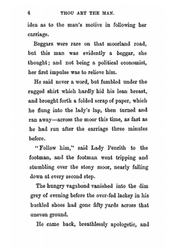 Thou art the man: a novel | M. E. Braddon