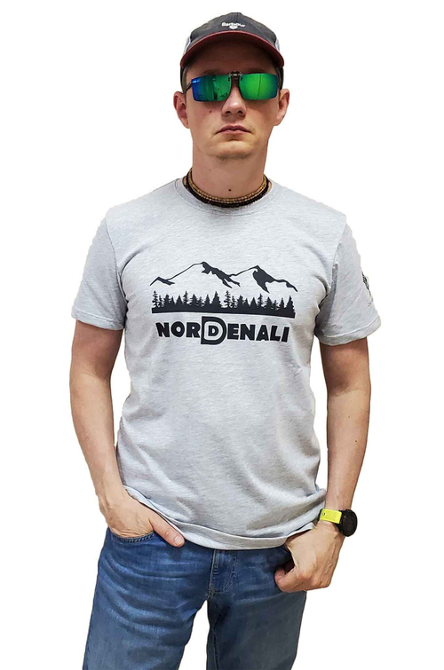 Футболка ND-002 Nord Denali (серый меланж)