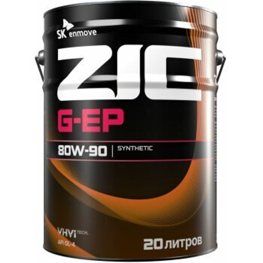 Масло трансмиссионное ZIC G-EP 80w90 GL-4 20л
