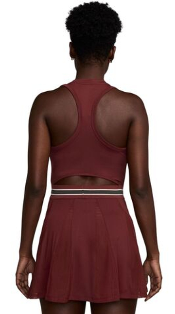 Теннисное платье Nike Court RG Dri-FIT Slam Tennis - dark team красный/секвойя/белый