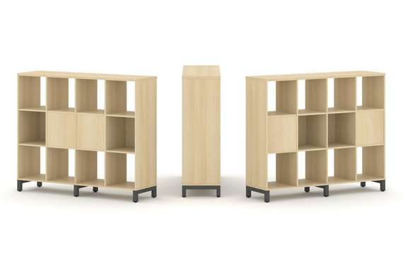 Style Project Набор стеллажа 2-х сторон., 3 яр. SN.NSD-341  1488*400*1248