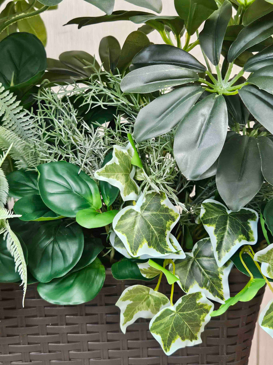 Искусственные растения латекс 65см в длинном кашпо