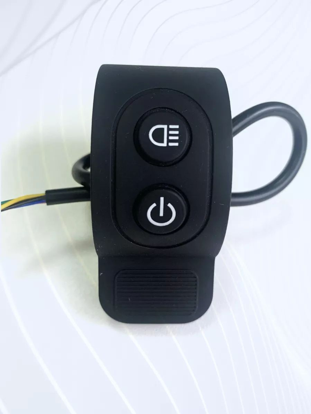 Курок газа для электросамоката Kugoo HX/HX Pro с кнопкой включения и света