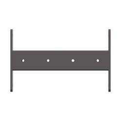 Балка перфорированная 80 х 80 мм 400 мм DHZ