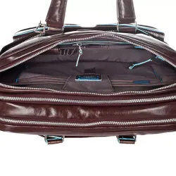 Сумка мужская Piquadro Blue Square из коричневой кожи (CA2765B2/MO) 3