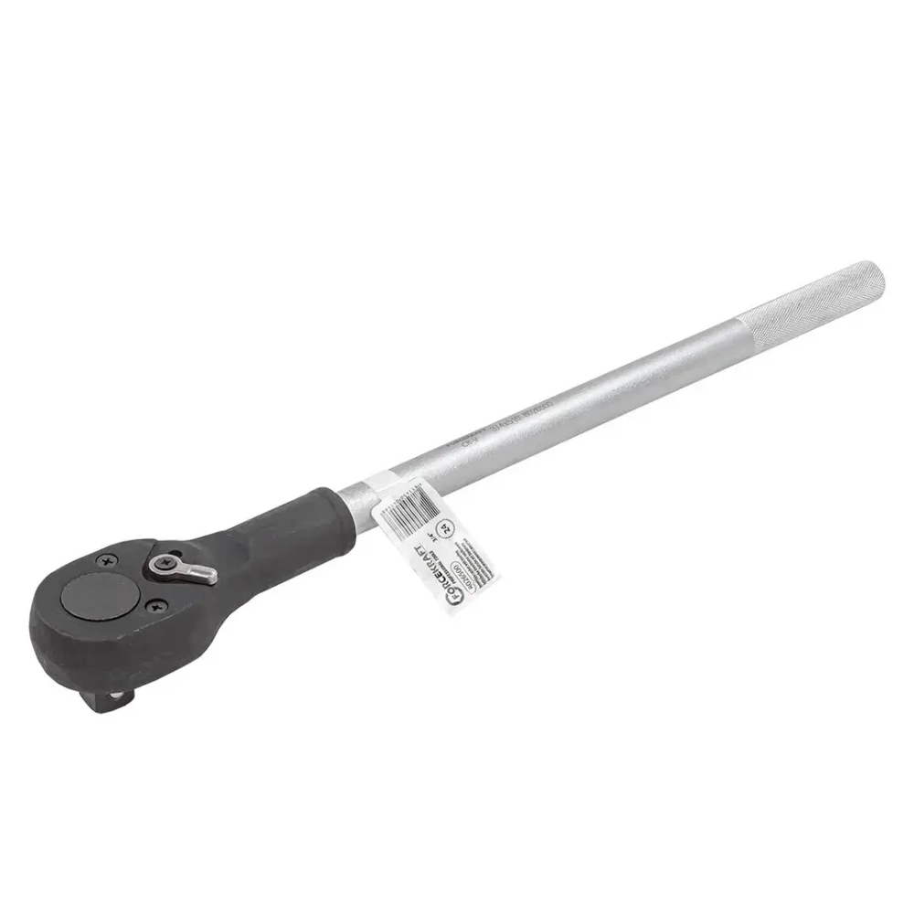 Трещотка реверсивная с накаткой 3/4''(24зуб., L-510мм) FORCEKRAFT FK-8026500