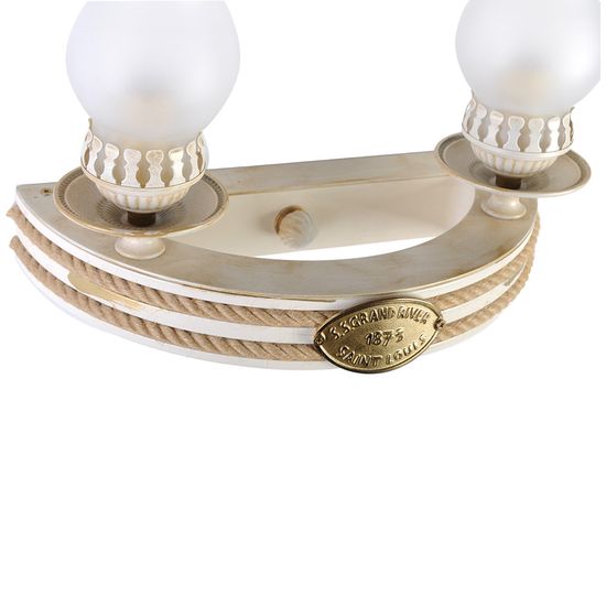 Бра LA LAMPADA 50927 (WB.805/2.17 IVORY WOOD-ALL IVORY)