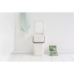 Brabantia - Контейнер для мусора Sort &amp; Go 16л белый / артикул   109942  / GTIN 8710755109942