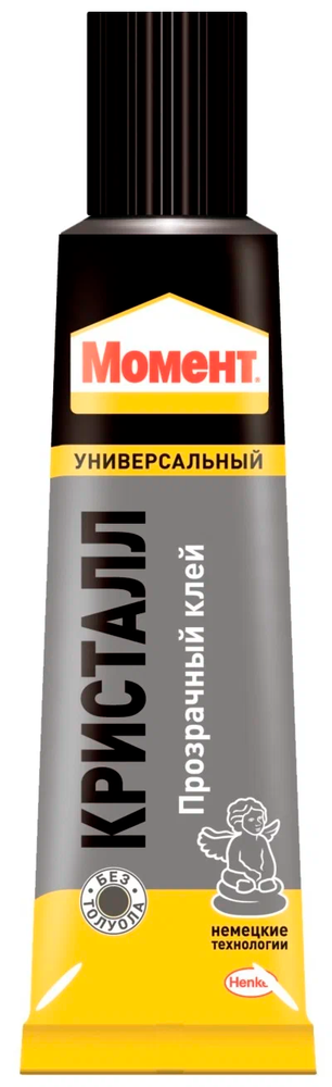 Клей универсальный КРИСТАЛЛ прозрачный 30мл ш/бокс &quot;Момент&quot;