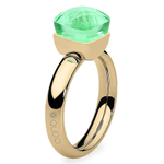 Кольцо Qudo FIRENZE 19 (G) Peridot 107001/40-4516 19 размер 19