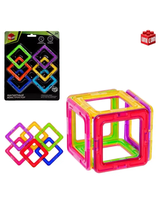 Конструктор магнитный Magical Magnet, 6 деталей