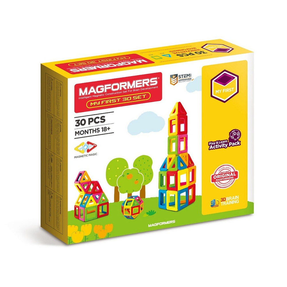 Магнитный конструктор MAGFORMERS My First Magformers 30