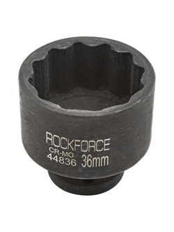 Головка ударная 36мм 12гр. 1/2'' RockForce##Rock FORCE RF-44836