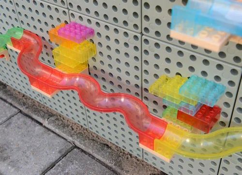 Трек с мячом (кинетический), набор 63 элемента