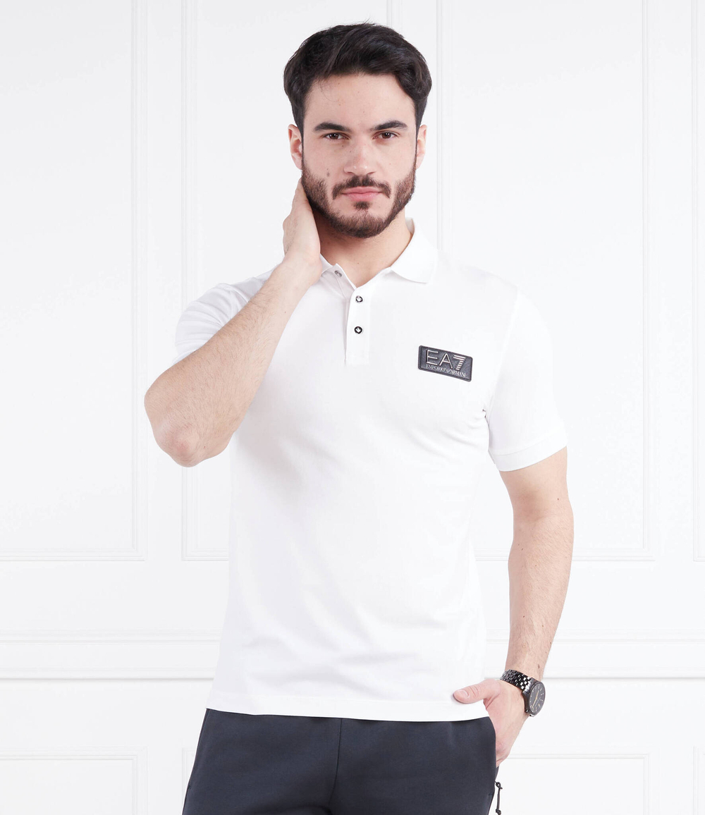 Поло EA7 - белый(3RPF78 PJBVZ)