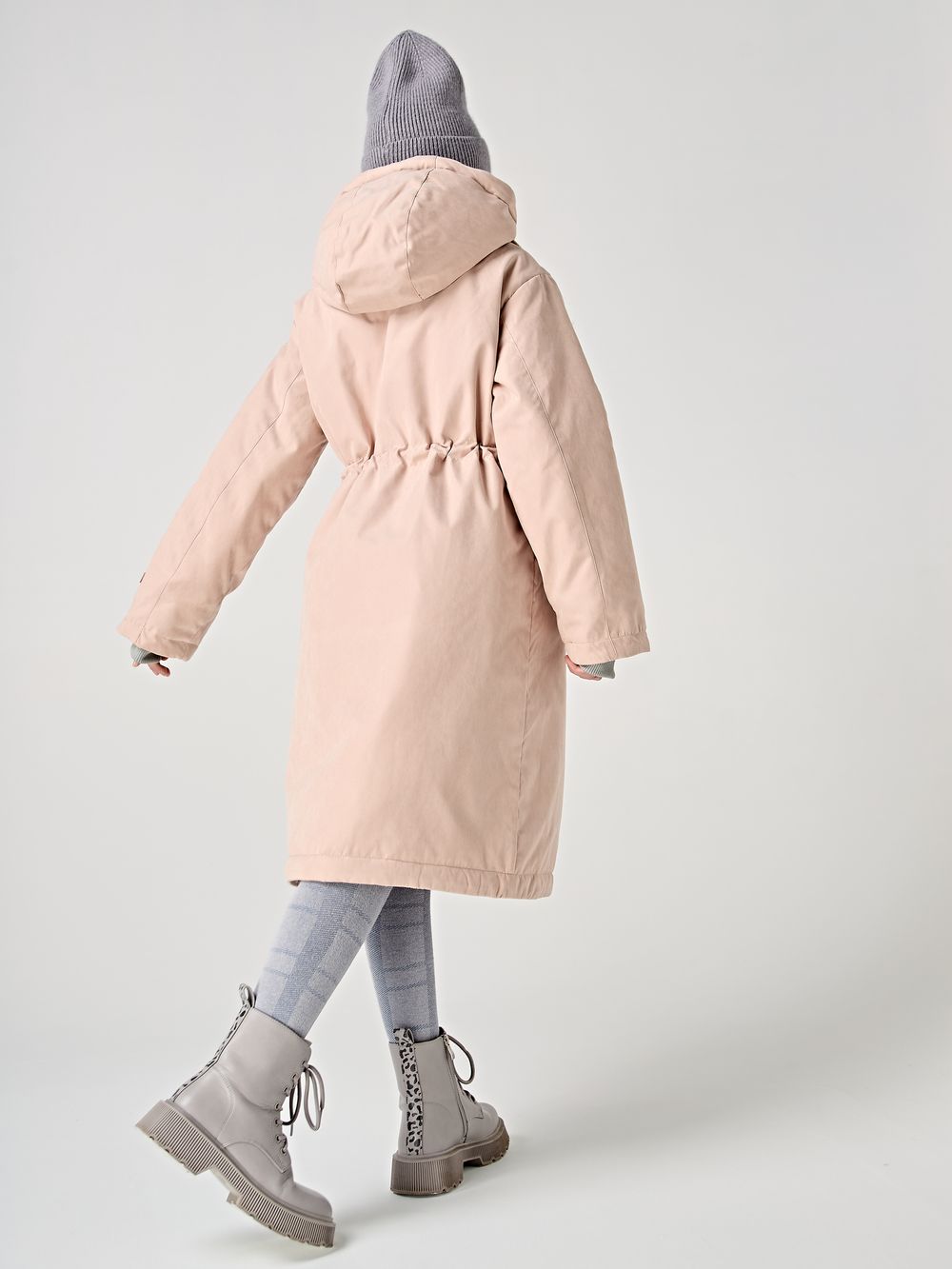 Парка демисезонная "ПРАЛИНЕ" удлиненная