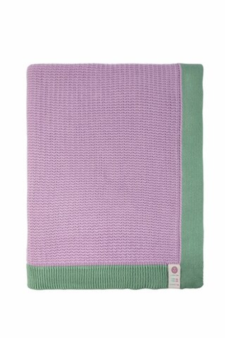 Плед 150х200 Luxberry Tulip фиалка/базилик