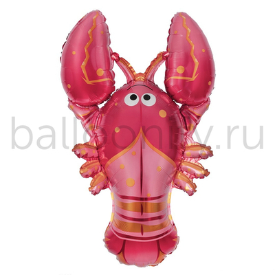Шар (39''/99 см) Фигура, Лобстер, 1 шт.