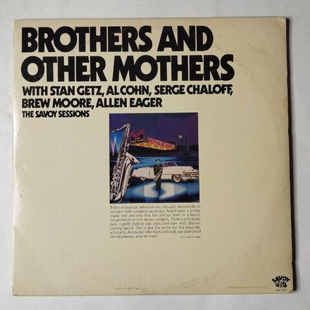 Винтажная виниловая пластинка LP Stan Getz, Al Cohn, Serge Chaloff, Brew Moore, Allen Eager Brothers And Other Mothers (USA 1976)