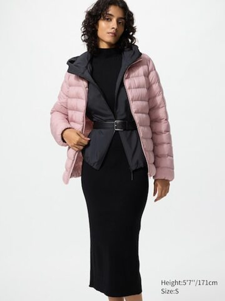 UNIQLO КУРТКА PUFFERTECH, РОЗОВЫЙ