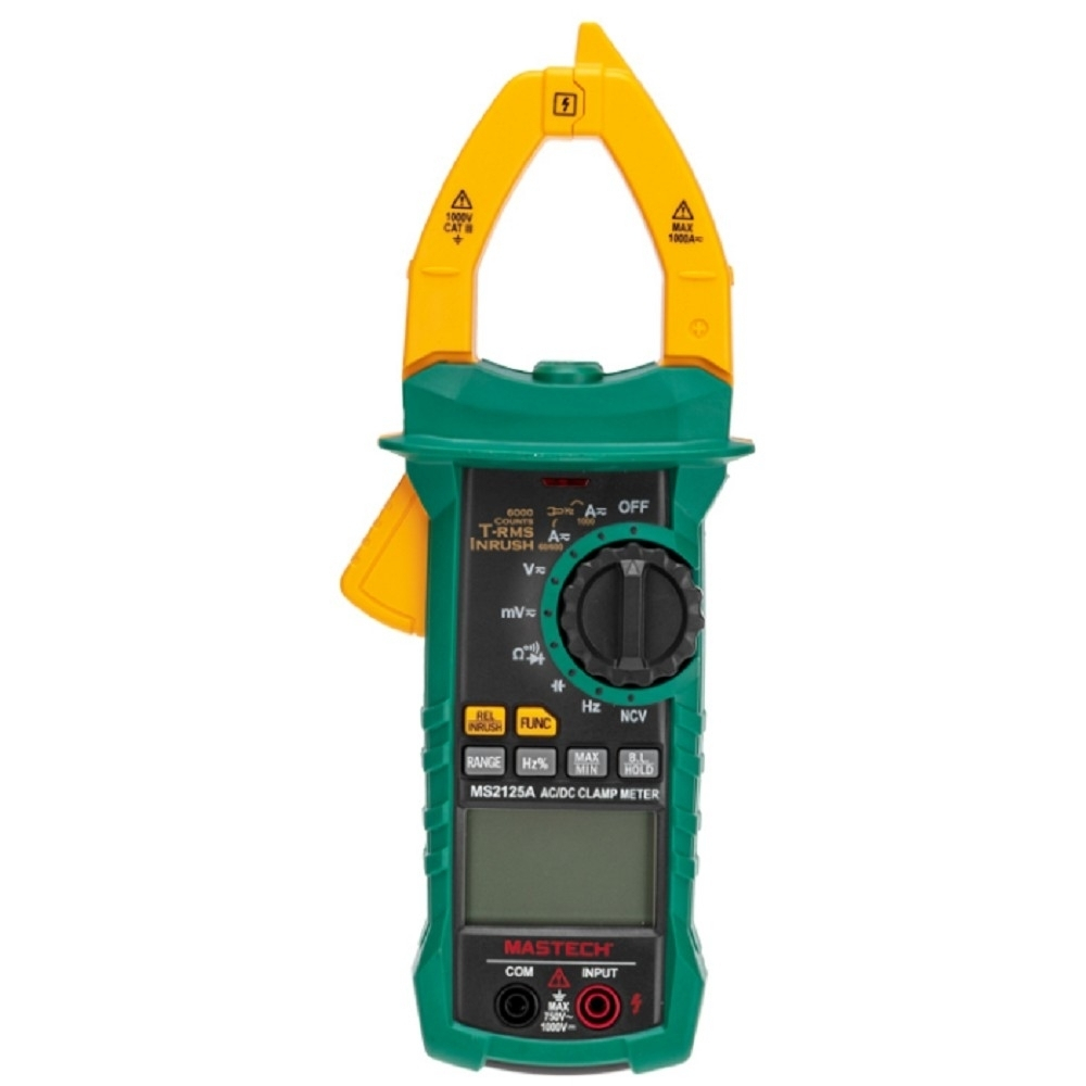 Mastech (13-1323) Токоизмерительные клещи MS2125A + постоянный ток + T-RMS