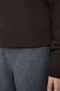 Джемпер кроп из смесового