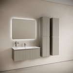 Тумба подвесная SANCOS Code 990х453х400, c одним ящиком оснащенным доводчиками, цвет серая платина , арт. CD100GP