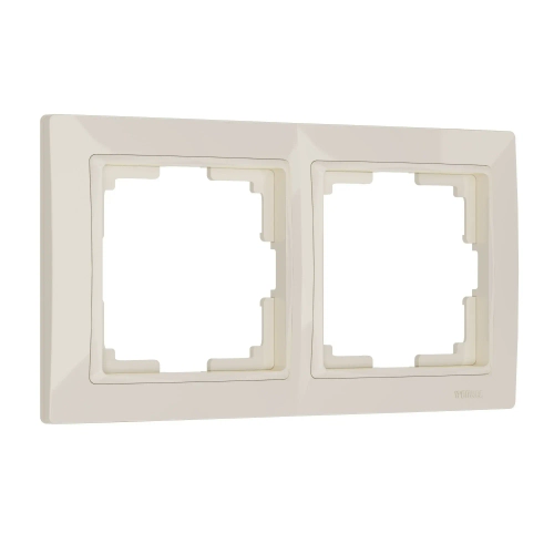Рамка на 2 поста Snabb Basic (слоновая кость) W0022003