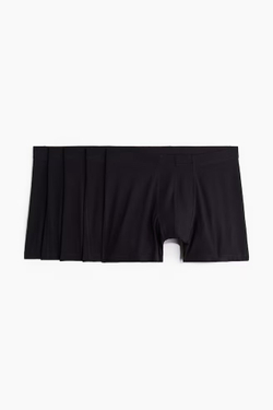 H&M Набор трусов-боксеров ( 5 шт.), темно-синий