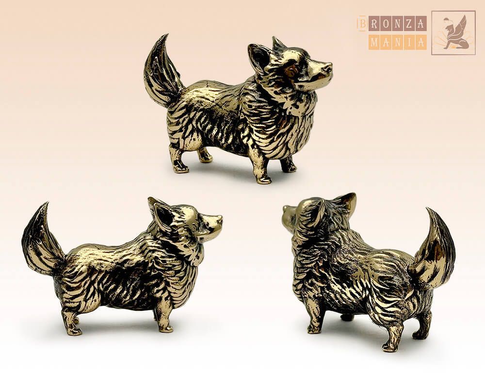 фигурка Собака Корги-кардиган