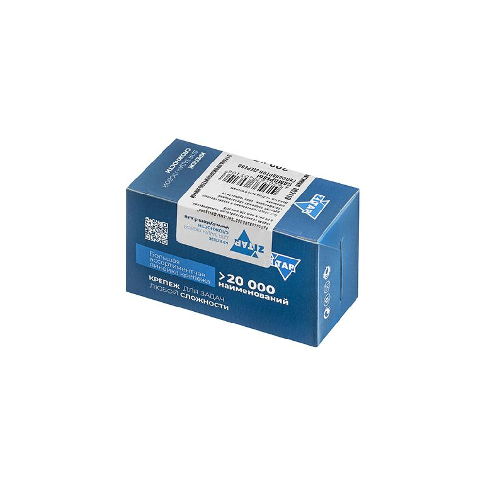 Саморез гипсокартон-дерево 3.8х19 (коробка) (уп.200шт) Tech-Krep/Zitar 102119