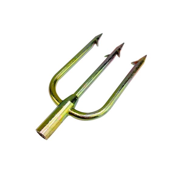 Наконечник трезубый Scorpena плоский D6 мм с шипами