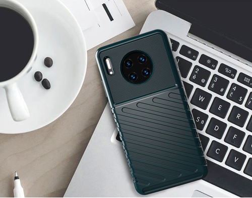 Чехол для Huawei Mate 30 цвет Green (зеленый), серия Onyx от Caseport