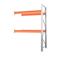 Секция дополнительная стеллажа паллетного фронтального 2500х1800х1100 мм.(70.1.5). Ярусы: пол+2