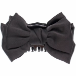 Заколка-краб для волос «ПЕРСЕЯ», цвет черный, 14,5*9см (блистер Кокетка)