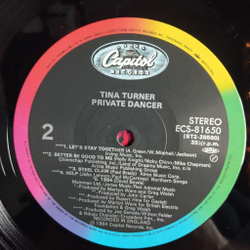 Винтажная виниловая пластинка LP Tina Turner Private Dancer (Japan 1984) (Obi) I Might Have Been Queen