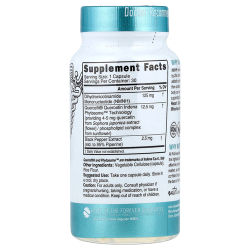 Nutri, NMNH, 30 веганских капсул